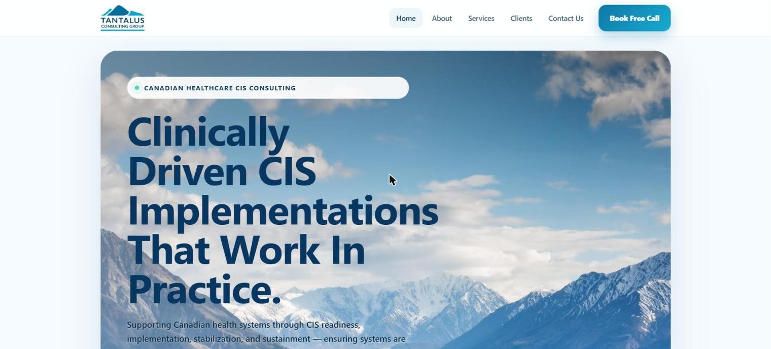 Tantalus Consulting, healthcare IT consultancy serving Canadian hospitals