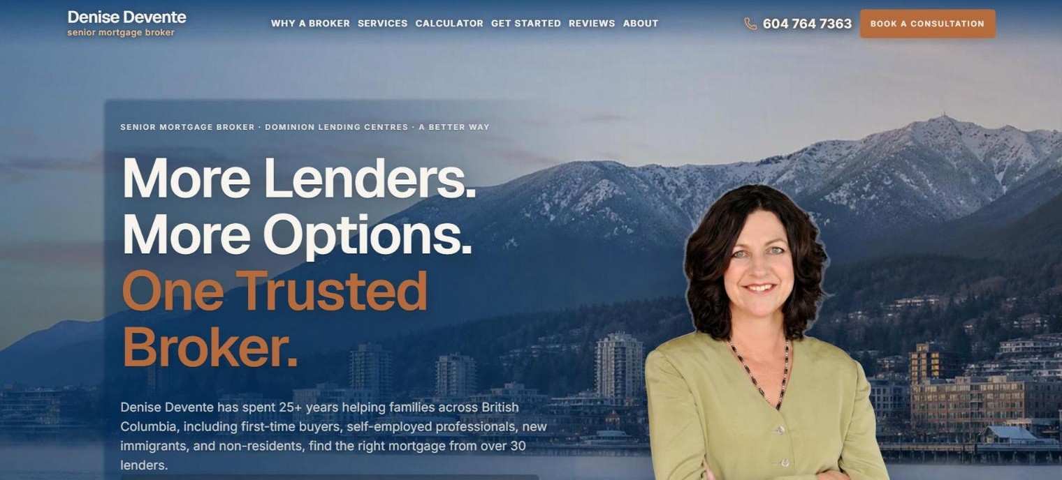 Denise Devente, senior mortgage broker in North Vancouver