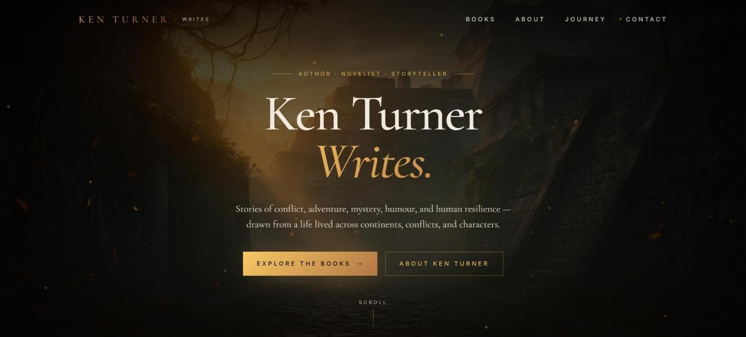 Kenneth Turner, novelist published by Merlinus Publishers